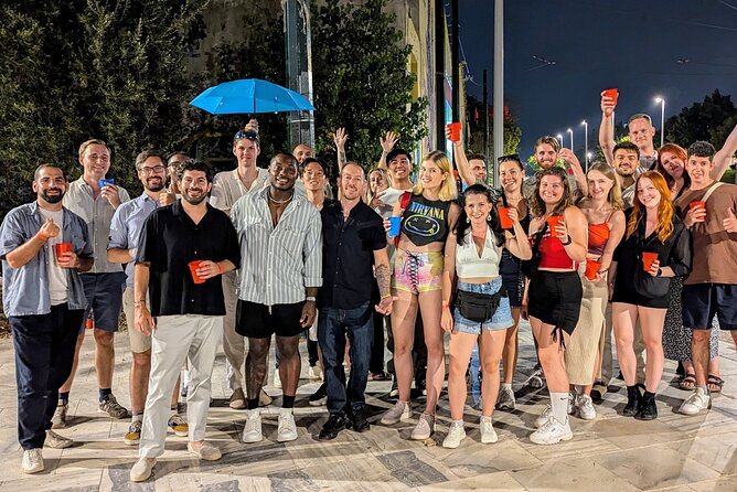 Athens Pub Crawl with 1hr Open Bar & VIP Nightclub Access - Gazi nights around Technopolis