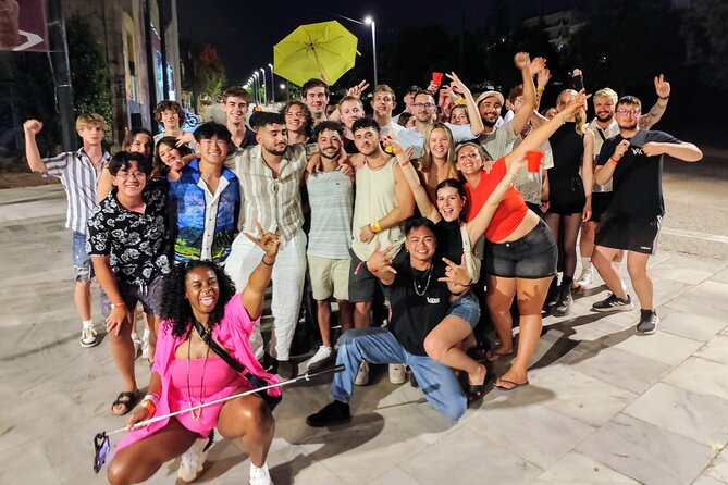 Athens Pub Crawl with 1hr Open Bar & VIP Nightclub Access - Psirri after dark: street art, bars, and easy socializing