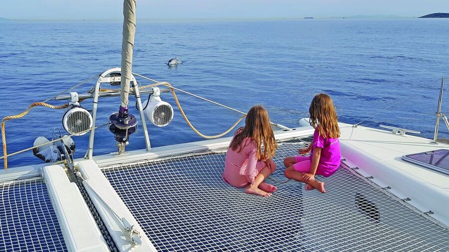 Athens: Riviera Catamaran Cruise with Meal and Drinks - Swimming in protected Aegean water