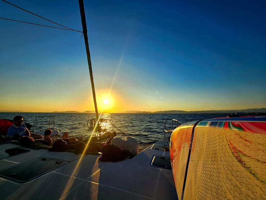 Athens: Riviera Catamaran Tour with Fresh Meal and Drinks - What to bring and what to expect onboard