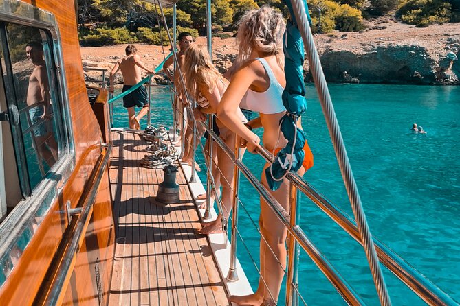 Athens Riviera Sunset Cruise with Snacks and Drinks Included - The Vouliagmeni swim stop