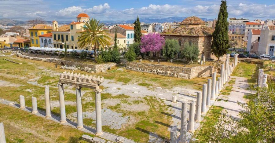 Athens: Roman Agora & Ancient Agora E-ticket & 2 Audio Tours - Reaching the Roman Agora from Monastiraki