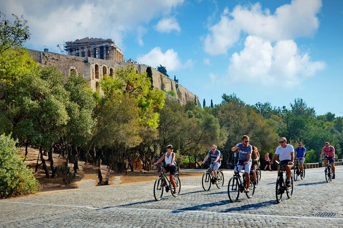 Athens Scenic Bike Tour with an Electric or a Regular Bike - The Cathedral and old Plaka