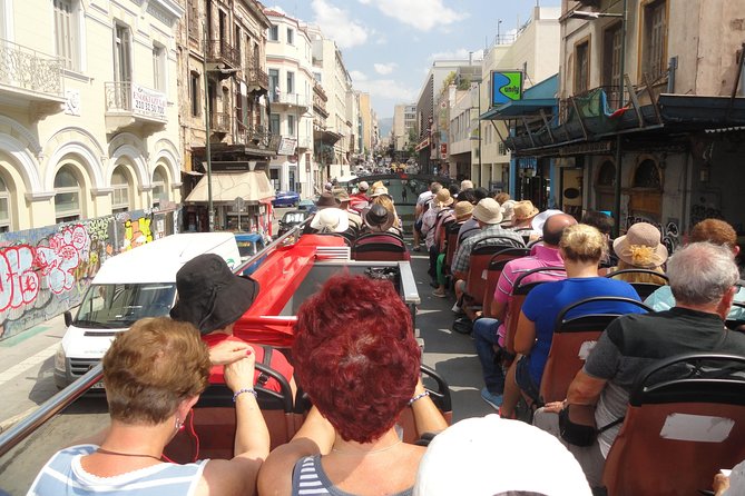 Athens Shore Excursion: Athens and Piraeus Hop-On Hop-Off Bus Tour - Audio, seating, and the real ride