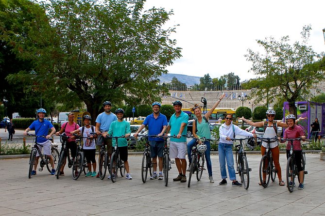 Athens Small Group Electric Bike Tour - The Panathenaic Stadium and presidential guards