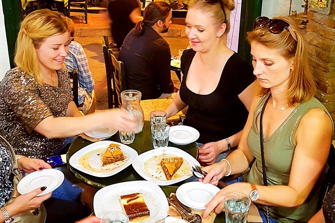 Athens Street Food Walk - Baklava and orange pie near Monastiraki