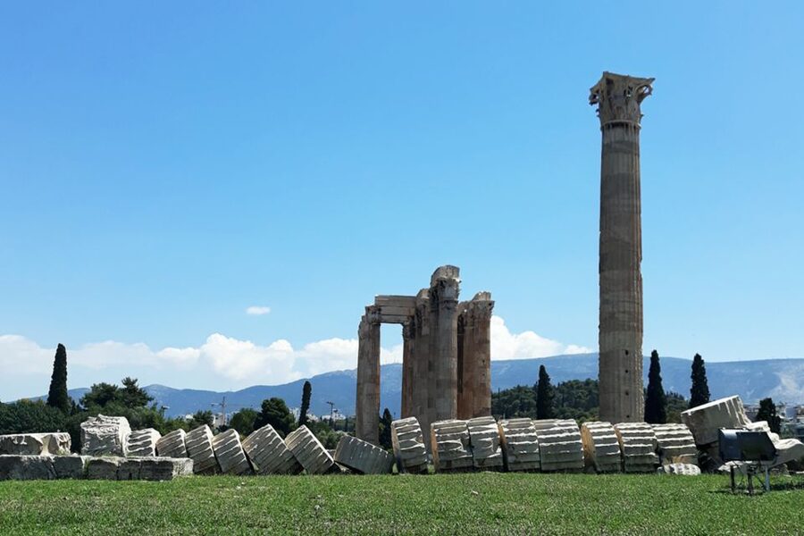 Athens: Temple of Olympian Zeus Ticket and Audio Tour - The Balaneion and everyday ancient life