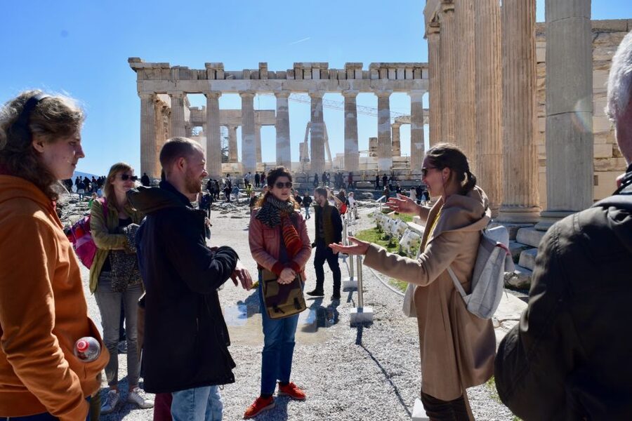 Athens: The Acropolis Guided Walking Tour in Dutch - The Asklepieion and the Odeon of Herodes Atticus