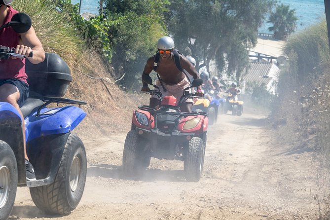 ATV Quad Guided Sightseeing/ Exploring Tour@The Pink Palace Corfu - Ano Pavliana and the Agios Ilias church
