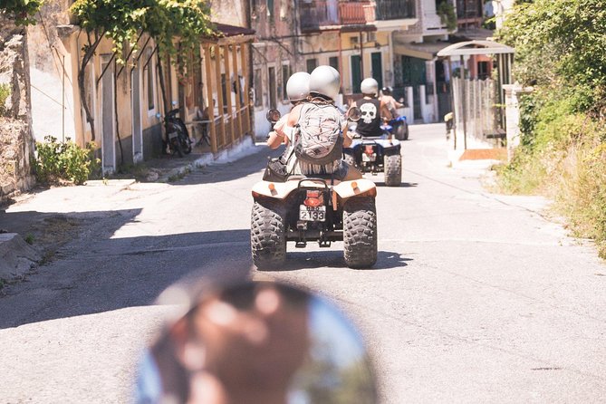 ATV Quad Guided Sightseeing/ Exploring Tour@The Pink Palace Corfu - Paramonas Beach gives the tour a welcome pause