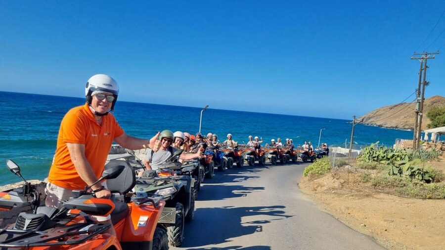 Bali & Panormo Rethymno:Quad Safari & visit Cave 57km 4hours - Group size and the role of the guide