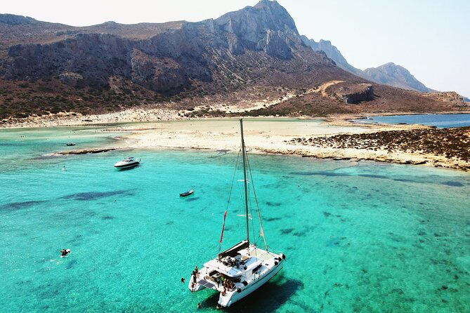 Balos & Gramvousa Luxury Catamaran Sailing Cruise from Kissamos - Why the small catamaran makes Balos easier