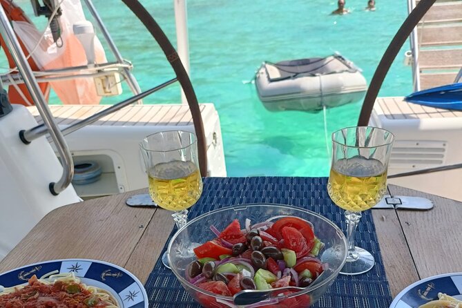 Balos Shared Catamaran Cruise (small groups up to 10 or 22ppl) - Swimming, snorkeling, and space to relax