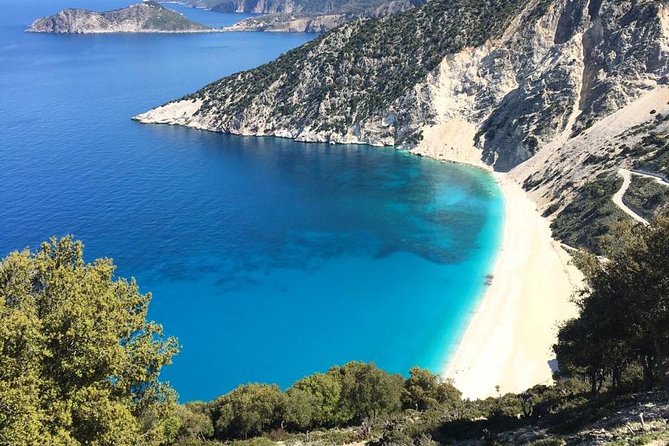 Best of Kefalonia: Half-Day Private Sightseeing Tour - Myrtos Beach is the grand final view
