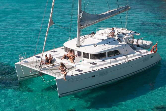 Best of Milos and Poliegos Catamaran snorkelling Cruise with BBQ - Poliegos and the blue water of Galazia Nera