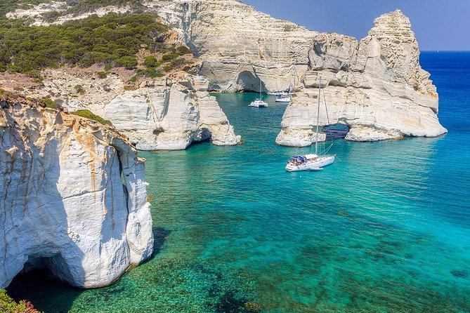 Best of Milos and Poliegos Catamaran snorkelling Cruise with BBQ - Kleftiko, the main event