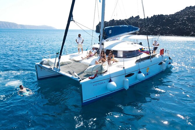 Best of Santorini Private Half-Day Catamaran Cruise with transfer and meal - How the private format changes the day