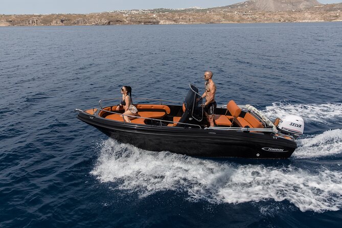 Boat Rental in Santorini License Free - Sunset, music, and special occasions