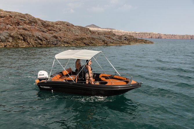 Boat Rental in Santorini License Free - A private boat for six, not a shared excursion