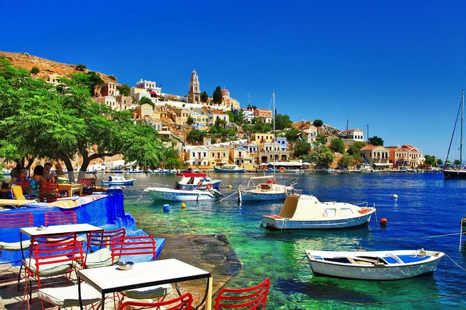 Boat Trip to Symi Island with swimming stop at St George Bay - Why Symi makes this boat day worthwhile