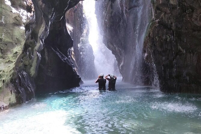 Canyoning in the water - Kourtaliotiko Gorge - Meeting at the gorge and getting ready