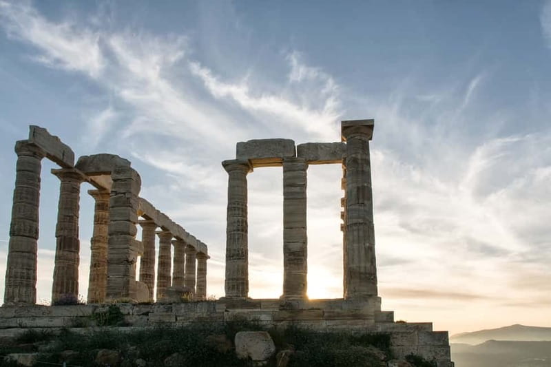 Cape Sounion with Official Guide to the Temple of Poseidon - The Athenian Riviera drive