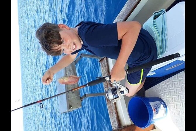 Captain Manolis Fishing with barbecue on the boat - Swimming and snorkeling add a useful break