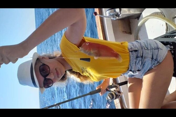 Captain Manolis Fishing with barbecue on the boat - What $78.64 buys you