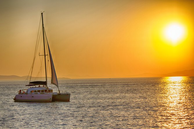 Catamaran Day & Sunset Cruises with meals Drinks and transportation - A freshly cooked meal on the boat