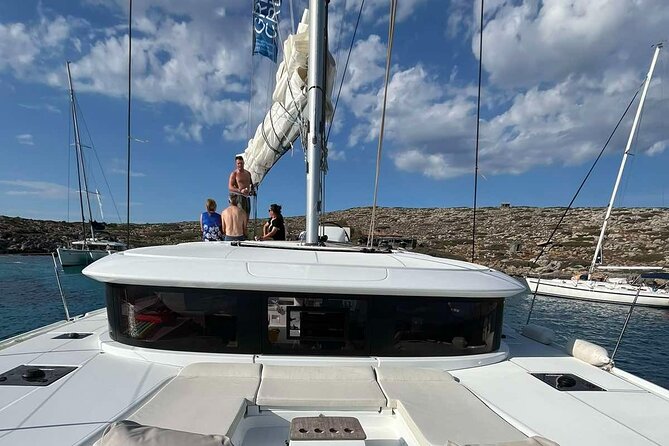 Catamaran Sailing to Dia with Lunch in Heraklion, Crete(EST 2024) - A Quiet Cove on Dia