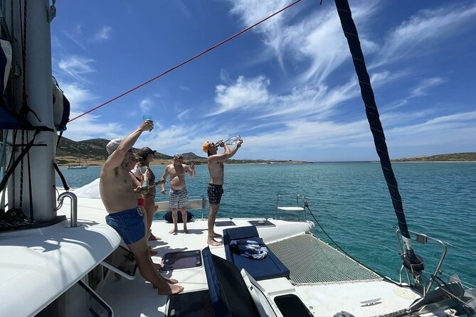Catamaran Semi Cruise Paros Antiparos includes Food and Drinks - Key things to know before you book