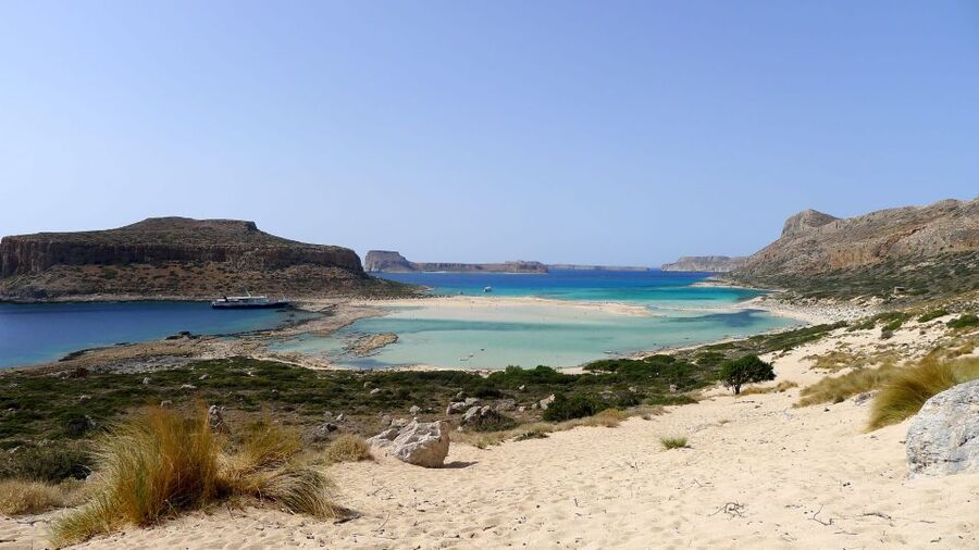 Chania/Almyrida: Balos Gramvousa Day Trip with Boat Ticket - The cruise past Tersanas Cave and Vouxa Cape