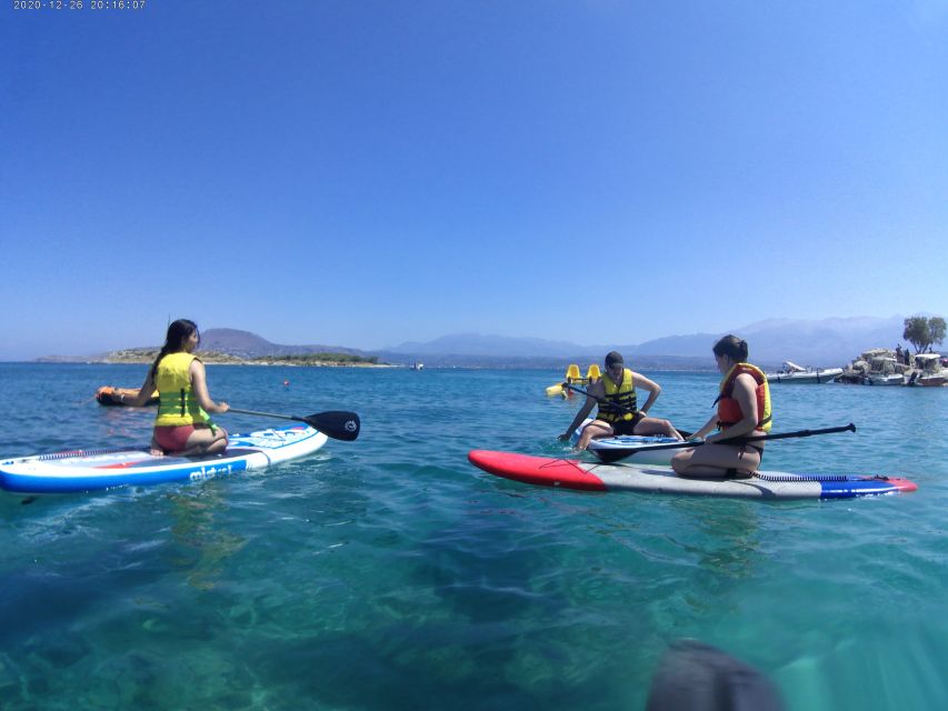 Chania: Boat Trip with Guided Snorkeling & Stand-Up Paddling - Timing, weather, and cancellation details