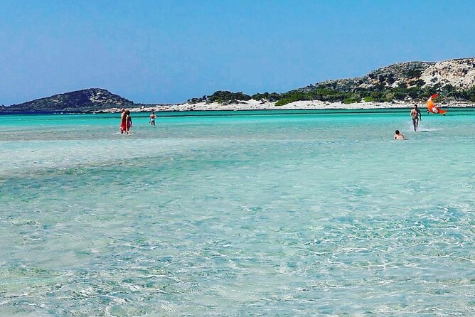 Chania: Elafonisi & Falasarna Private Tour w/olive oil tasting - Elafonisi Beach: shallow water and pink-white sand