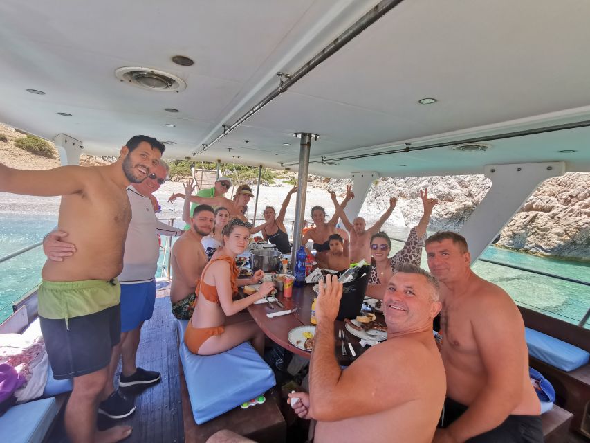 Chania: Menies Beach & Chironisia Bay Cruise with Snorkeling - Chironisia Bay and its small caves
