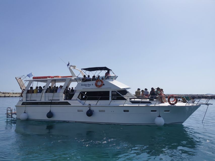Chania: Menies Beach & Chironisia Bay Cruise with Snorkeling - What $47 gets you