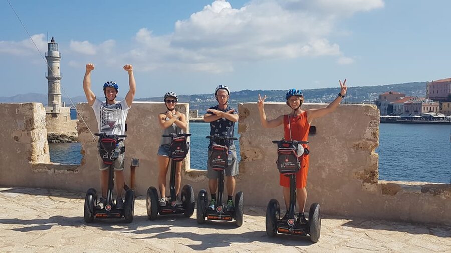 Chania: Old City & Venetian Harbor Discovery on Segways - The Venetian harbor and Chania’s changing skyline