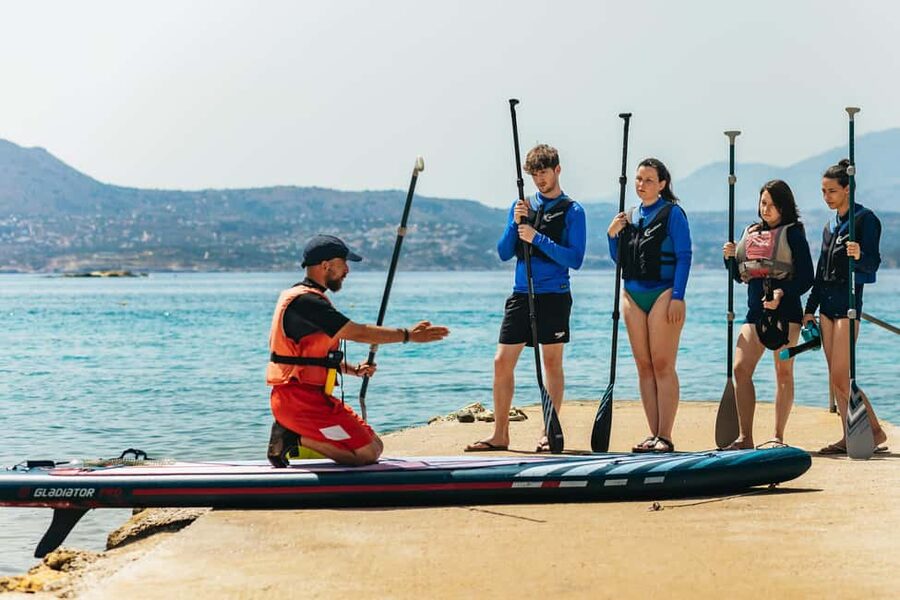 Chania: Stand-Up Paddleboard Small Group Tour - Photos, video, and equipment
