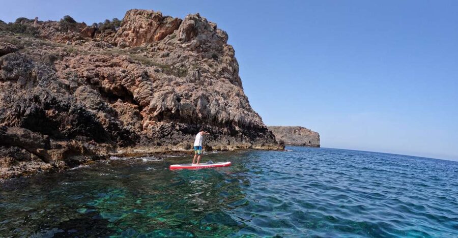 Chania: Stand-up Paddleboard Tour to Lazareta Island - Paddling out from Chania’s New Chora shore