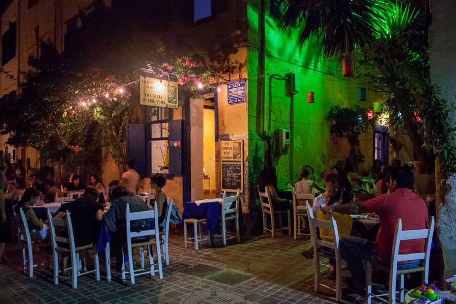 Chania: Wine, Food, and Sunset Tour with 3-Course Dinner - The sunset viewpoint over the old port