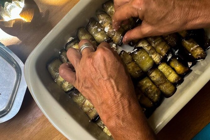 Cooking class, traditional Greek cuisine, on a Greek island - When the Class Moves to Finikas