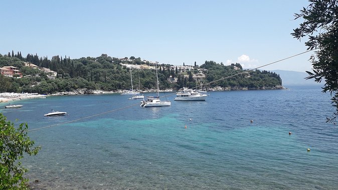 Corfu boat trip, swimming & BBQ - Erimitis swimming stops and the cave area