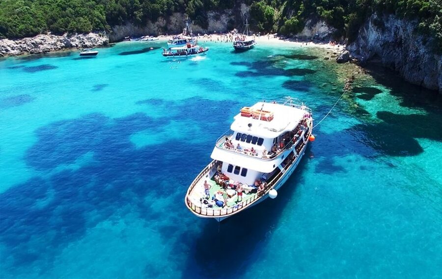 Corfu: Day Cruise to the Blue Lagoon with Visit to Syvota - Papanikolis Cave: a quick first stop
