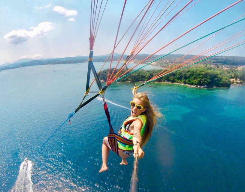 Corfu: Parasailing Adventure Near Corfu Town - What you see from the parasail