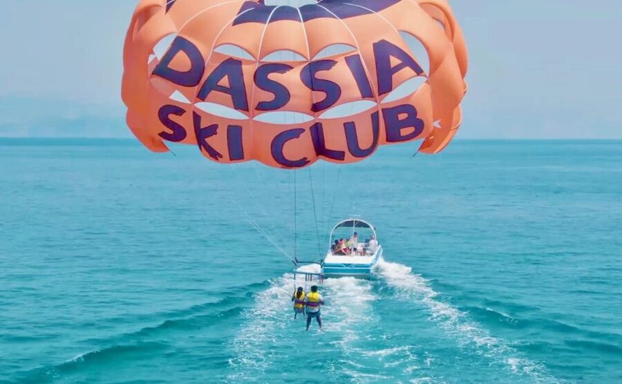Corfu: Parasailing Adventure Near Corfu Town - Coming back down and returning to shore