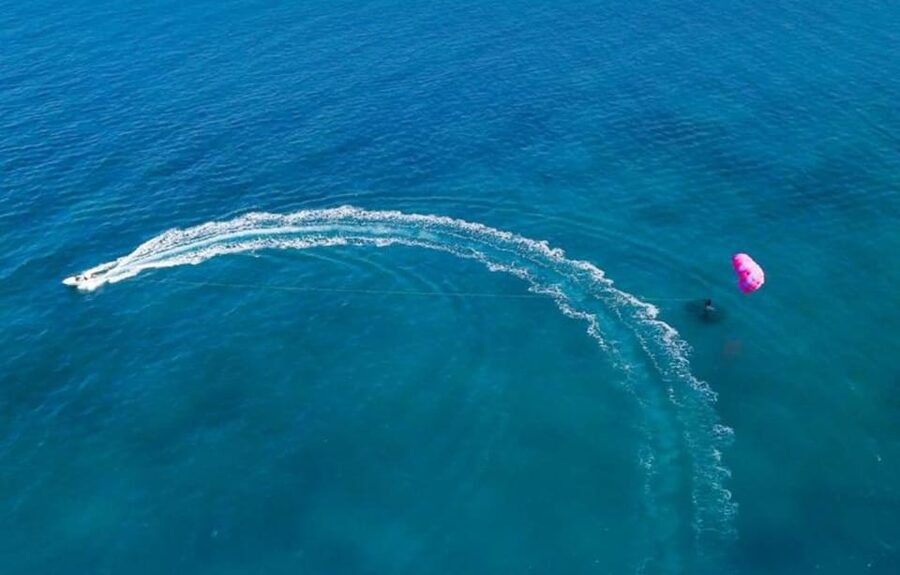 Corfu: Parasailing Experience for 2 in Sidari - Taking off from Sidari Harbour