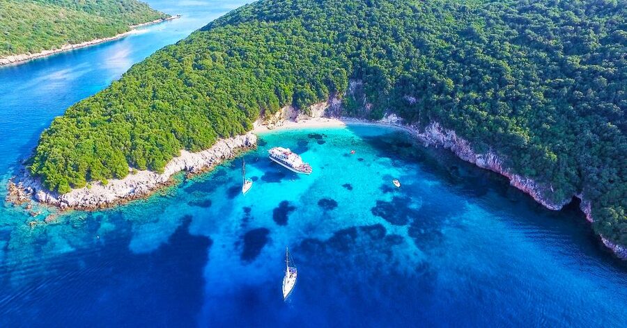 Corfu: Parga, Sivota and Blue Lagoon Full-Day Boat Cruise - Food, drinks, and the return trip