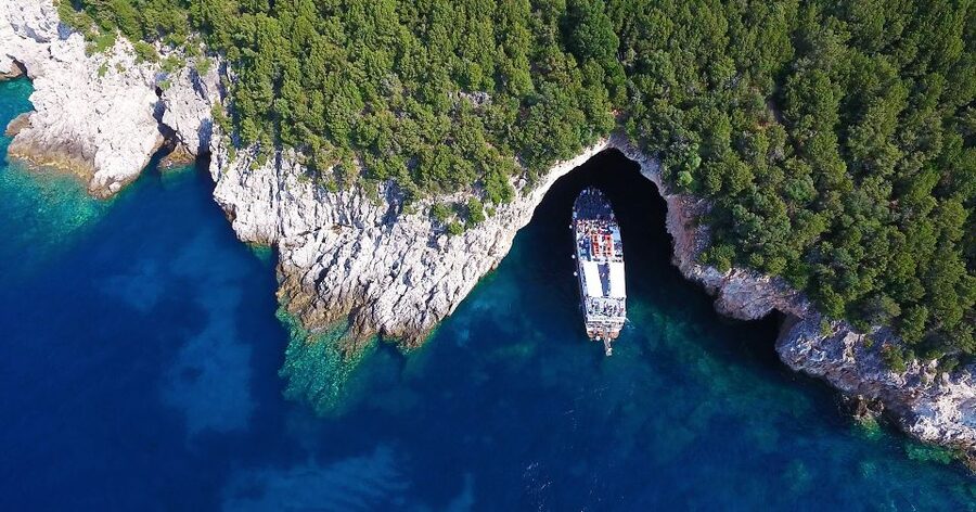 Corfu: Parga, Sivota and Blue Lagoon Full-Day Boat Cruise - Corfu’s coast from the water