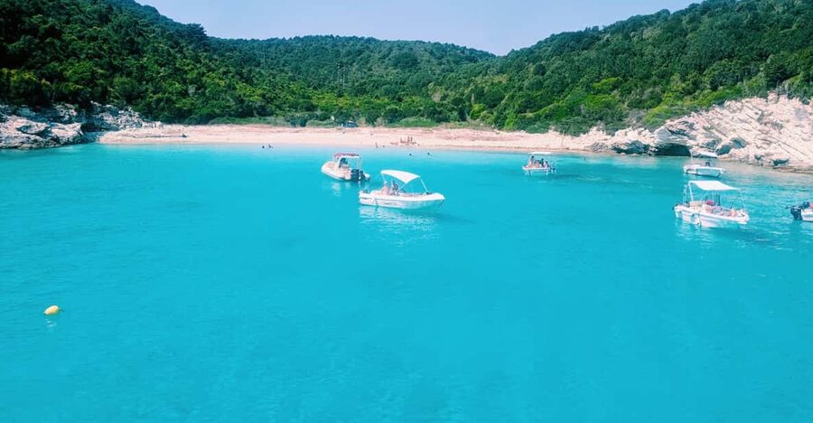 Corfu: Paxos Island Full-Day Cruise with Blue Caves - Entering the Blue Caves