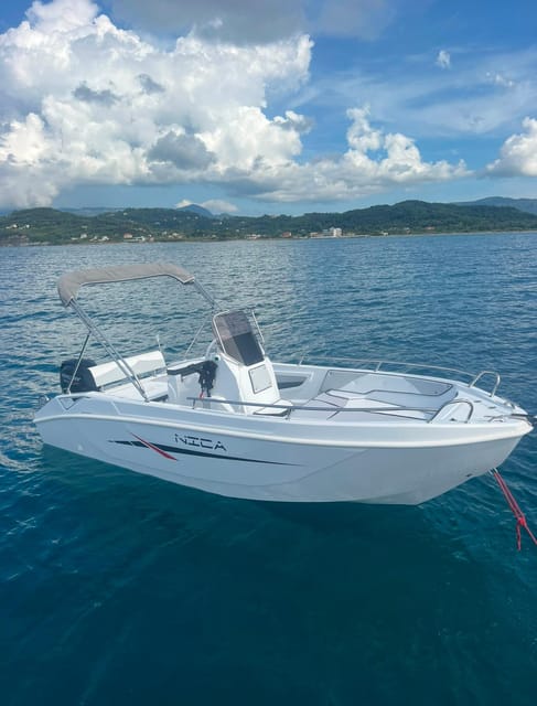 Corfu: Premium Boat Rental without Skipper - Key points at a glance
